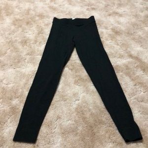 Black leggings from PINK.